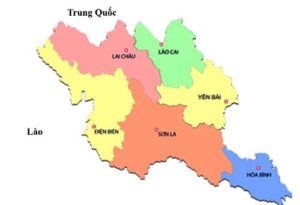 vị trí địa lý Sơn La- Điện Biên- Lai Châu